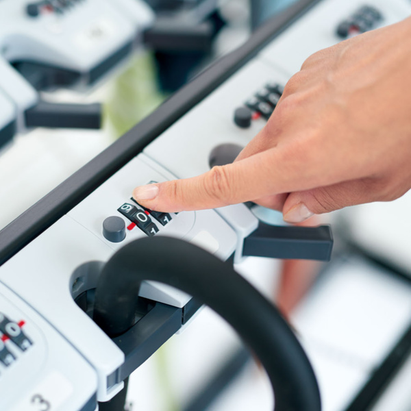 山崎産業 （法人限定） 傘立て 業務用 60本立て ダイヤルロック式