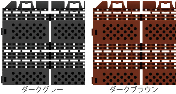 玄関マット 風除室 業務用 15×15cm ブラシライン 樹脂システムマット