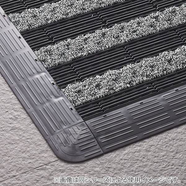 玄関マット 風除室 業務用 15×15cm ブラシライン 樹脂システムマット
