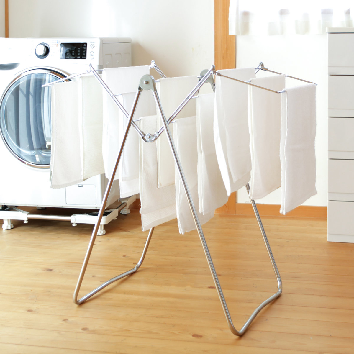 物干し ひまわり 11枚干し 室内物干し （ タオル干し 室内物干し 洗濯物干し 折り畳み ）