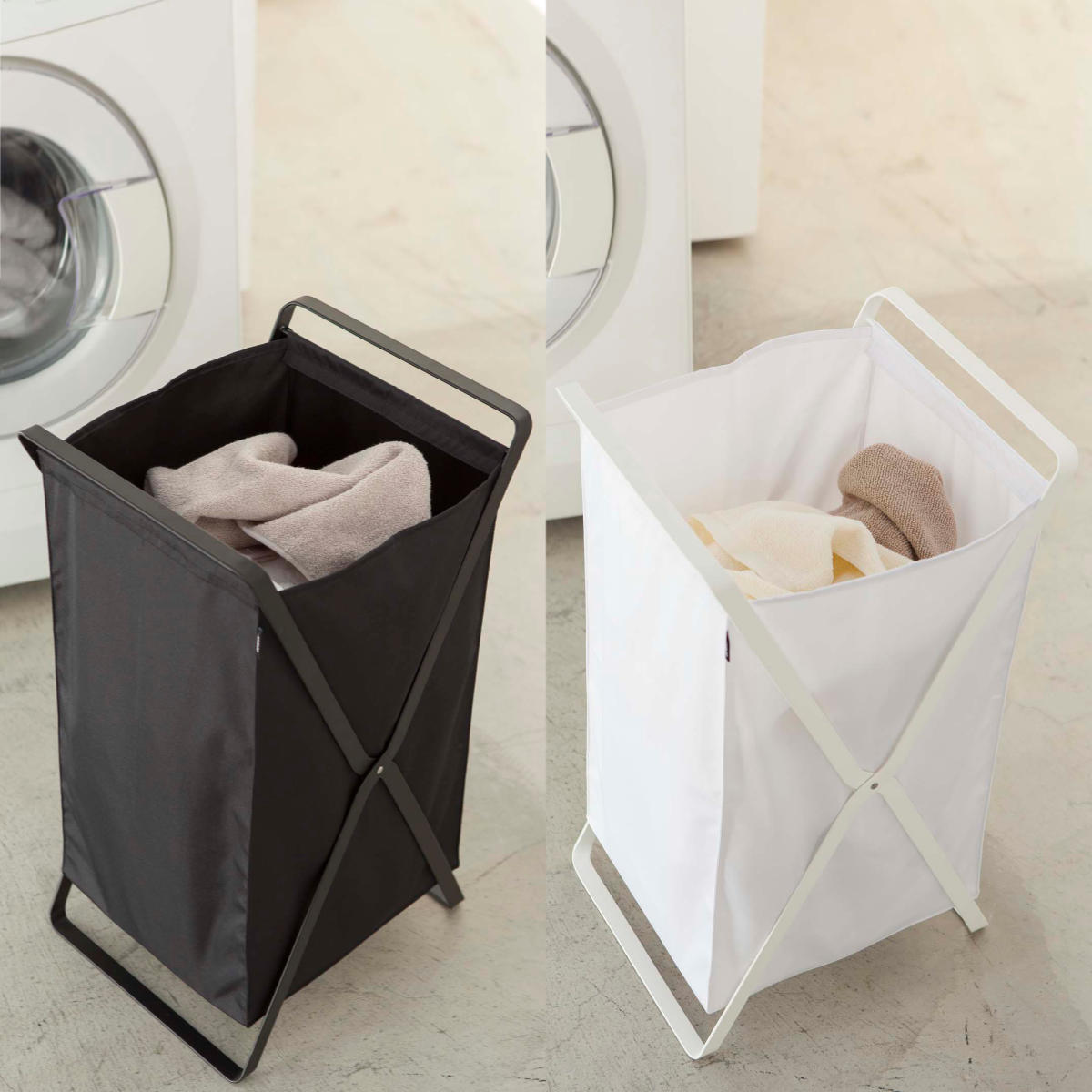 tower 山崎実業 ランドリーバスケット タワー （ 4903208024846 タワー