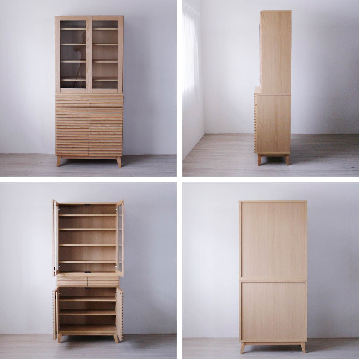 両面ハッチ食器棚の商品一覧 通販 - Yahoo!ショッピング