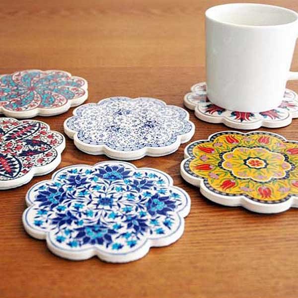 鍋敷 IZNIK イズニック トリベット タイル鍋敷 （ 鍋敷き なべ敷き 鍋