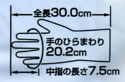 ゴム手袋 ワークハンズ 油作業用 薄手 Mサイ...の詳細画像2