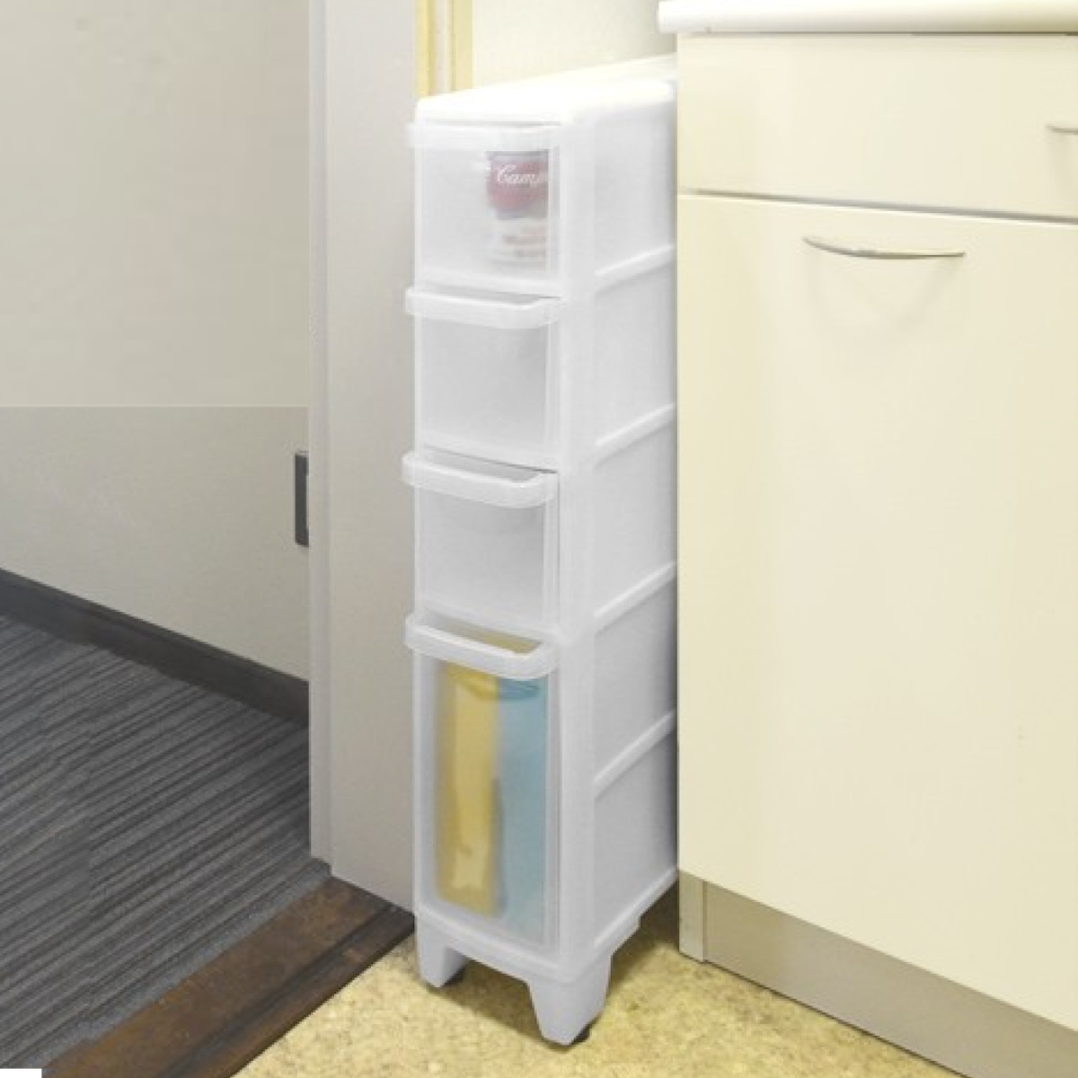 隙間収納※在庫わずか 吉川国工業所 収納ストッカー キッチン隙間収納 スーパースリムシー