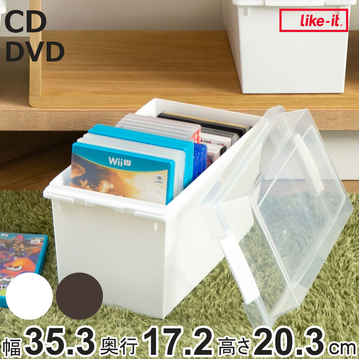 ���[�P�[�X ���f�B�A���[�{�b�N�X DVD�ECD�EBD�P�[�X �i ���[ �{�b�N�X �P�[�X �v���X�`�b�N �t�^�t�� �j