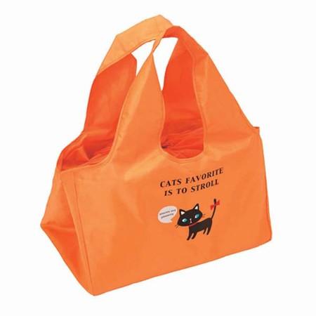 エコバッグ ショッピングバッグ くろねこ 保冷ショッピングエコバッグ （ トートバッグ 買い物バッグ 買い物袋 ）
