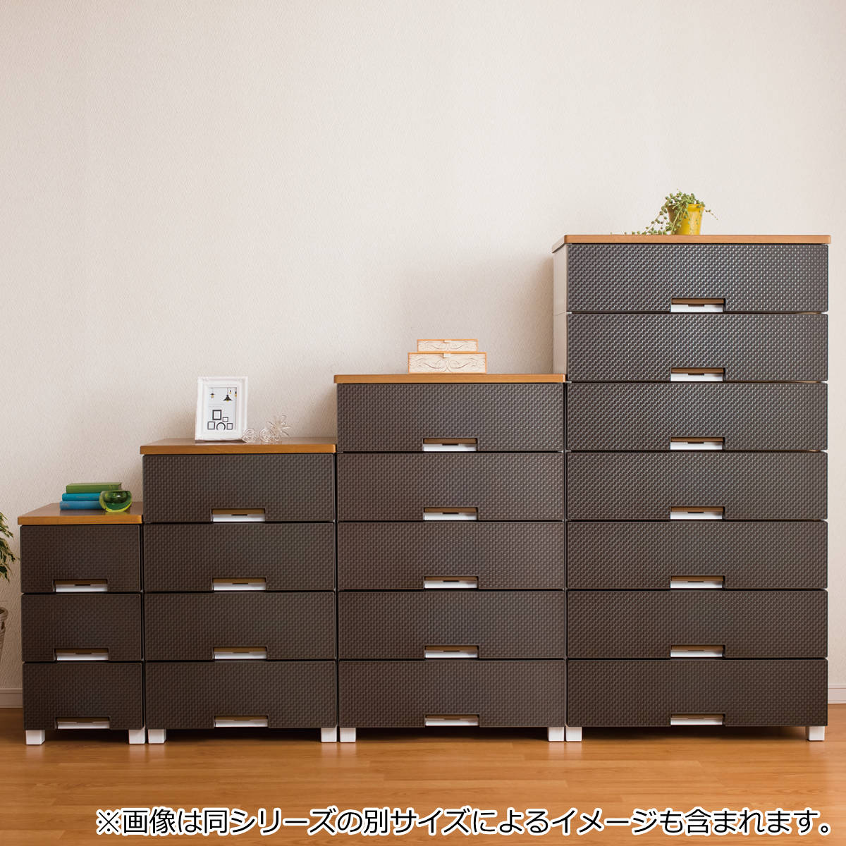 Fits チェスト フィッツプラス メッシュ 4段 幅55×奥行41×高さ85cm