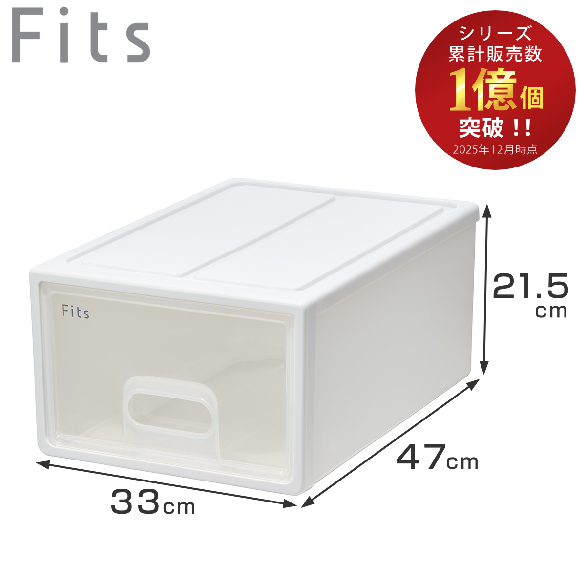 Fits 収納ケース 幅35×奥行55×高さ20cm フィッツケース アドバンス