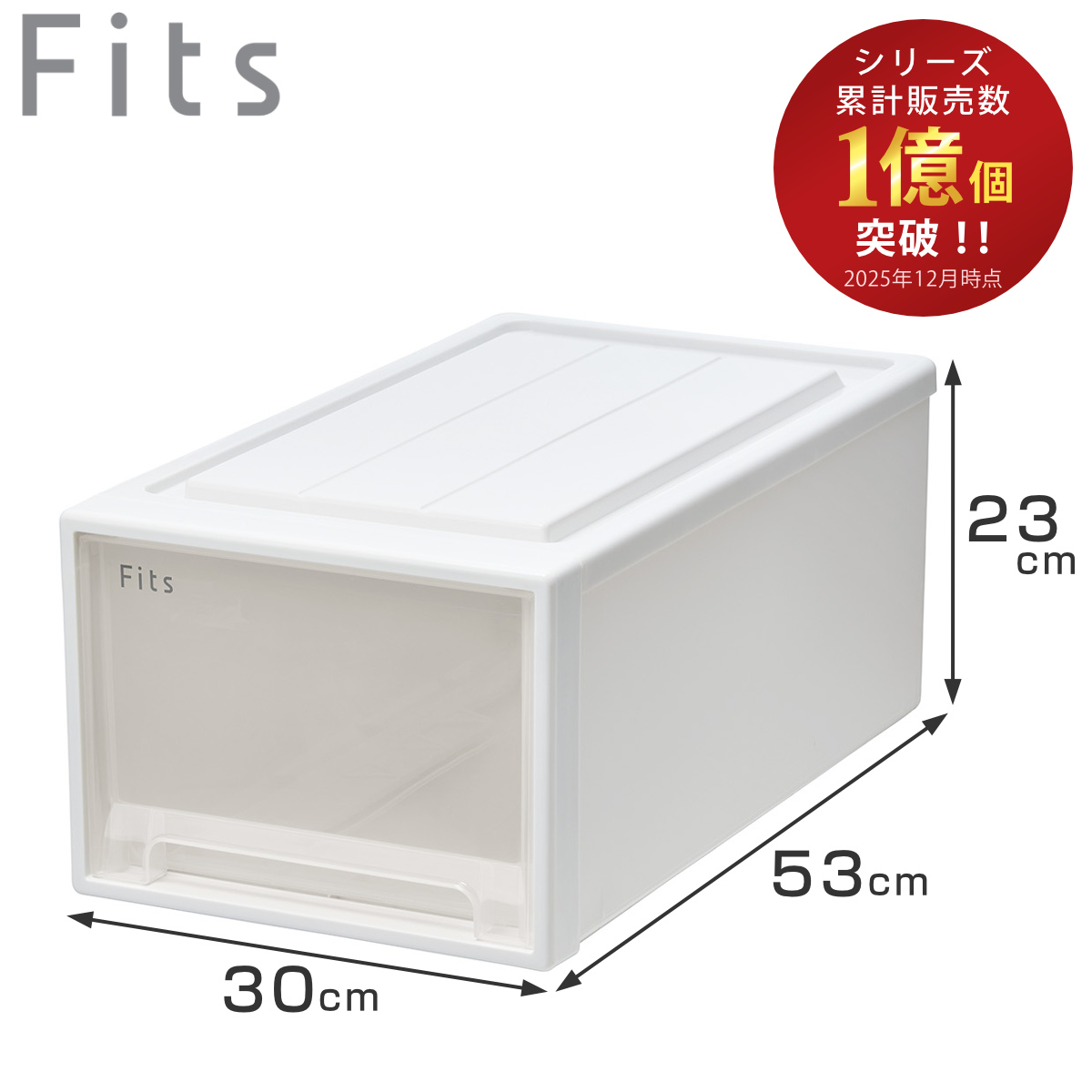 Fits 収納ケース フィッツ フィッツケース クローゼット M-53 2個