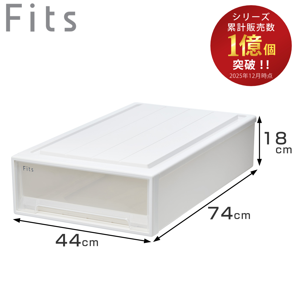 Fits 収納ケース フィッツ フィッツケース スリムL 引き出し 押入れ