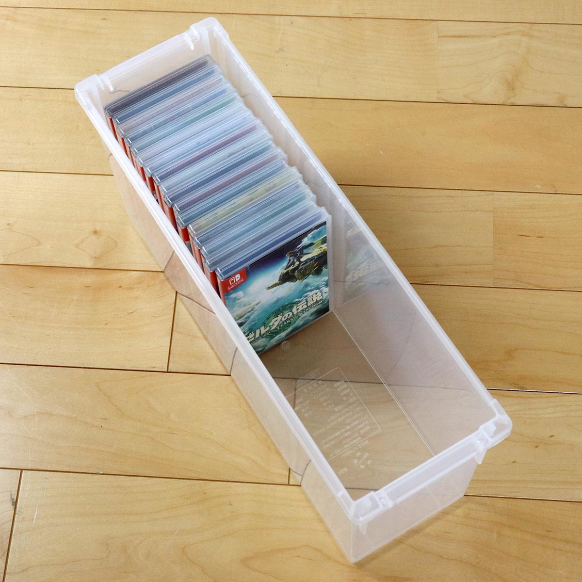 いれと庫 ビデオ・新書収納ケース ビデオ・新書用 18個セット （ 収納