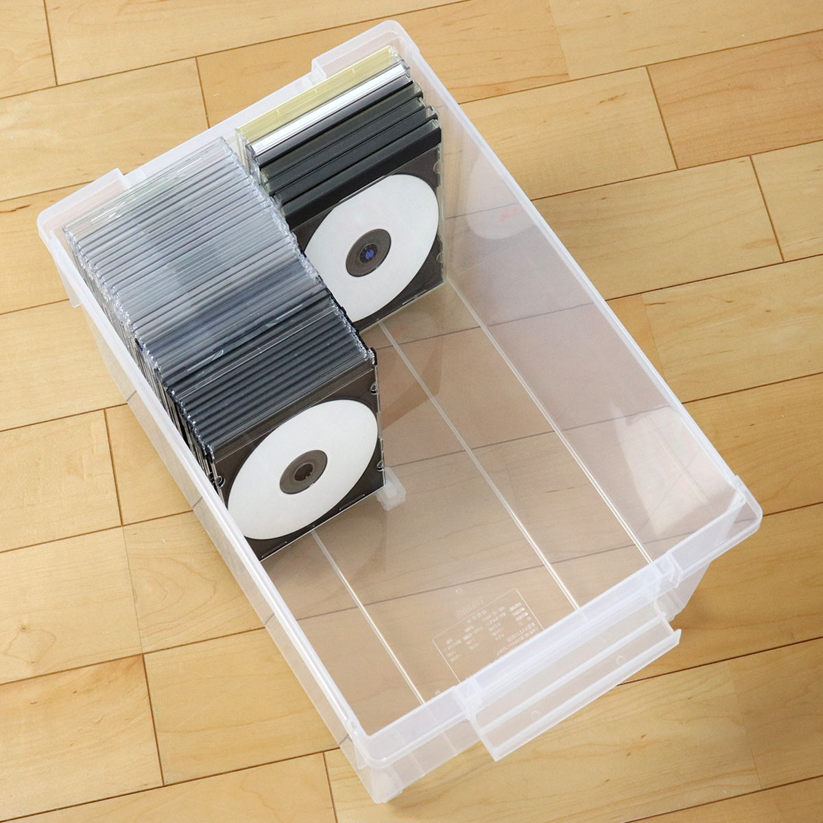 いれと庫 CD収納ケース CD用 ワイド 8個セット （ 収納ケース 収納