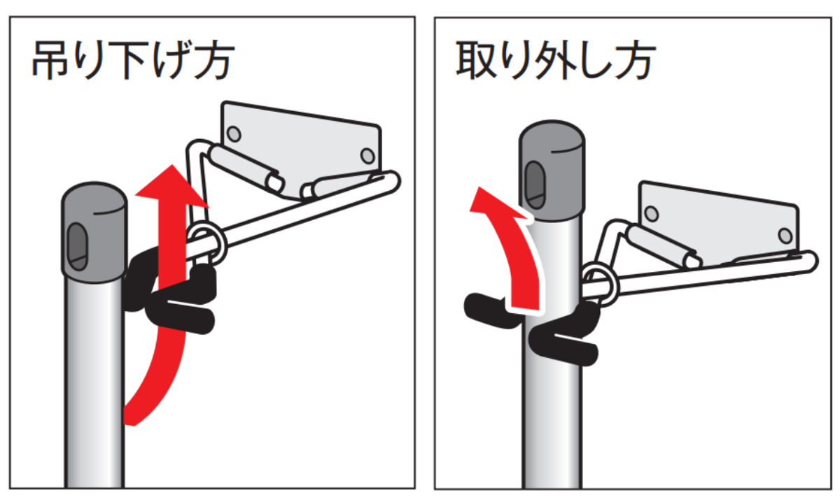 テラモト（TERAMOTO） モップハンガー 6本掛 RC型 コンパクト （ 法人
