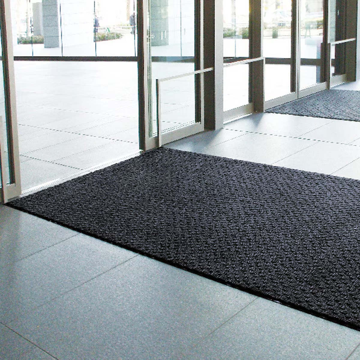 テラモト - （法人押さえる） 入り口・入口つや消し 屋内 御勤め用 120×120糎 ラインアートマット 事務所 大きさ購入注文 （ 入り口・入口 つや消し 吸水 屋内用 吸水つや消し 雨降り ）