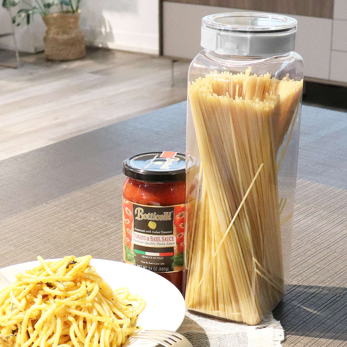 FRESHLOK （限定カラーグレー） パスタケース 保存容器 フレッシュ