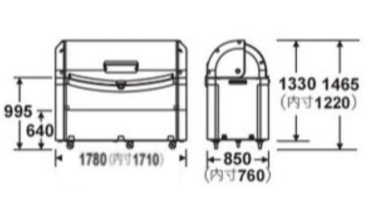 ゴミ箱 約1510L ワイドペール ST150...の詳細画像1