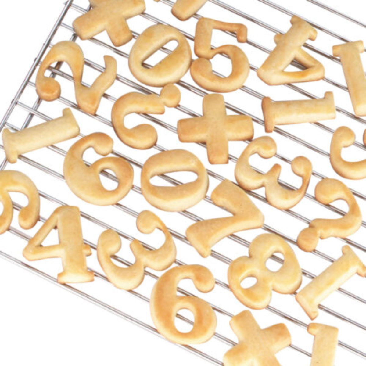 クッキー型 抜き型 数字 13個セット プラスチック製 （ クッキー抜型