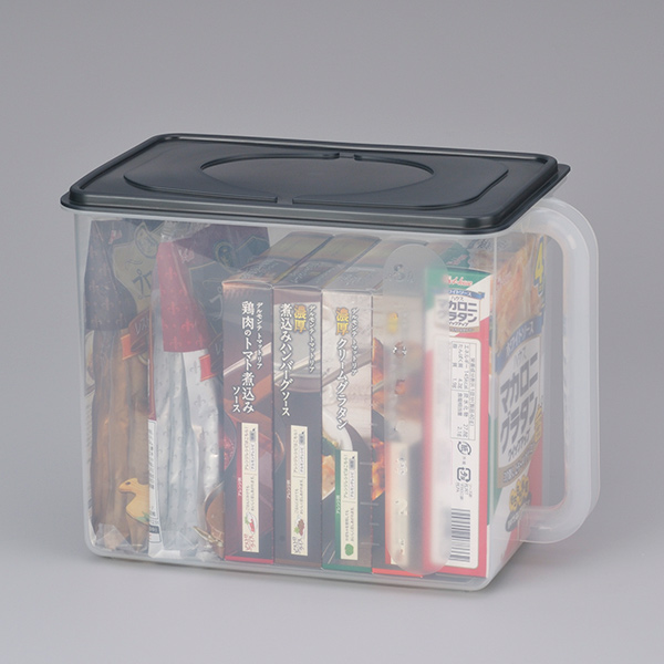 イノマタ化学 保存容器 9.5L 深型 取っ手付き 同色6個セット （ 食品
