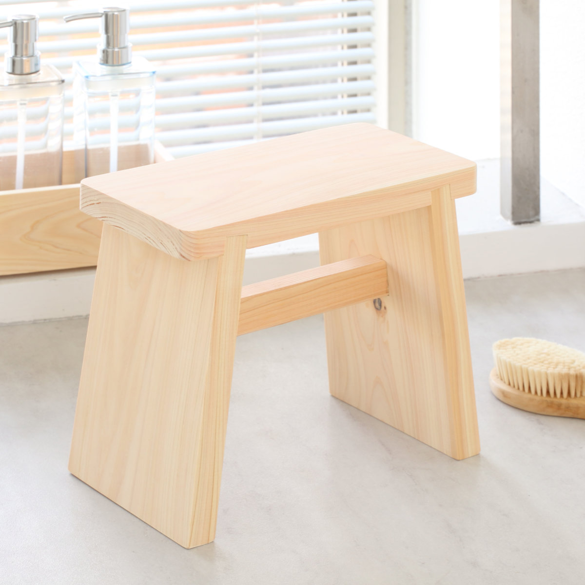 風呂椅子 風呂イス 桧風呂椅子（大） （ フロイス バスチェア バス用品