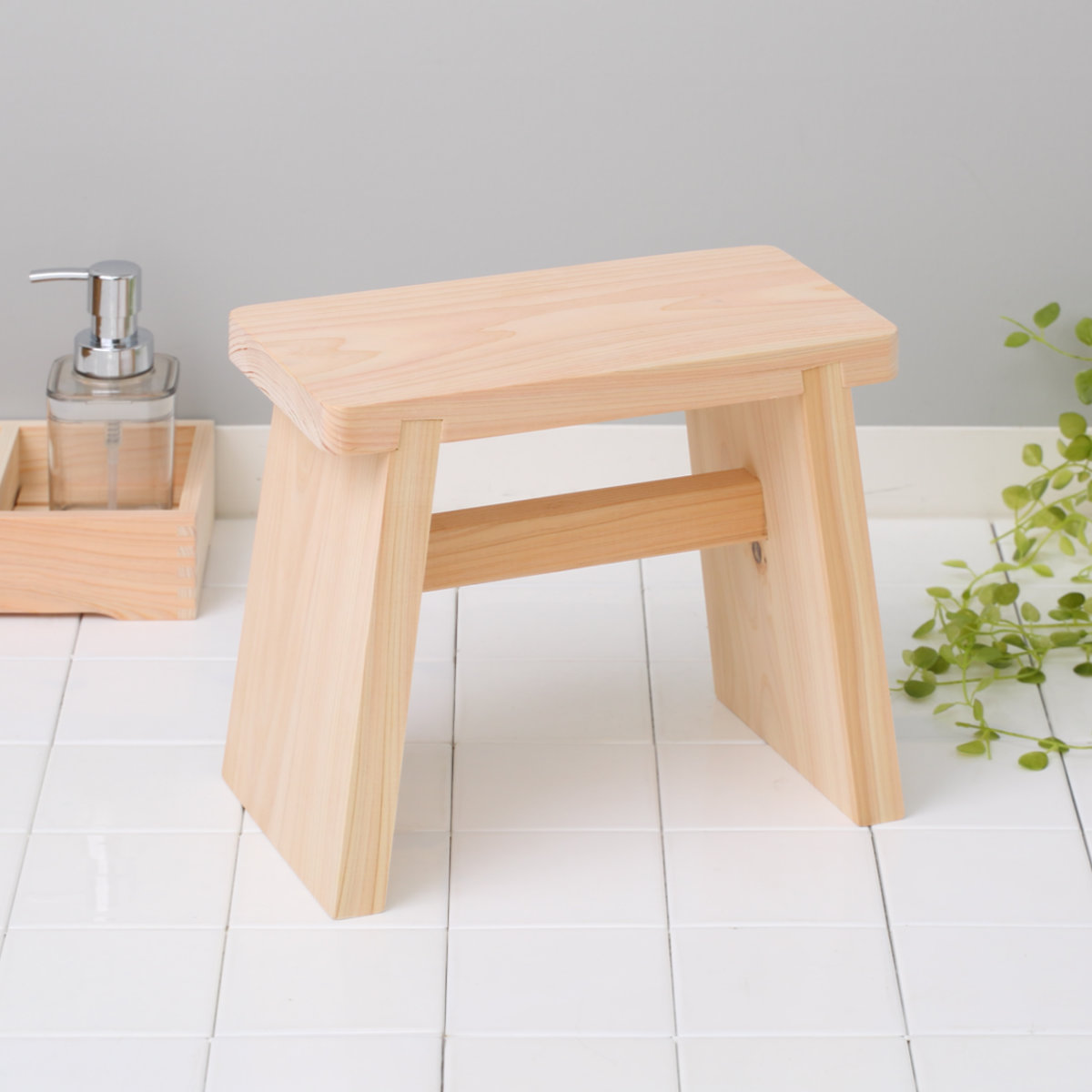 風呂椅子 風呂イス 桧風呂椅子（大） （ フロイス バスチェア バス用品