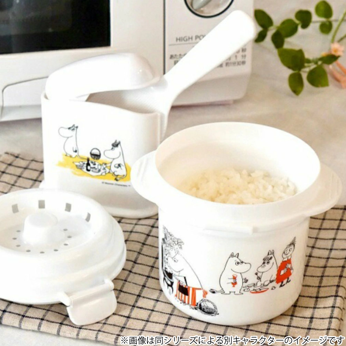 スケーター ご飯メーカー 1合 スヌーピーバルーン 電子レンジ調理器