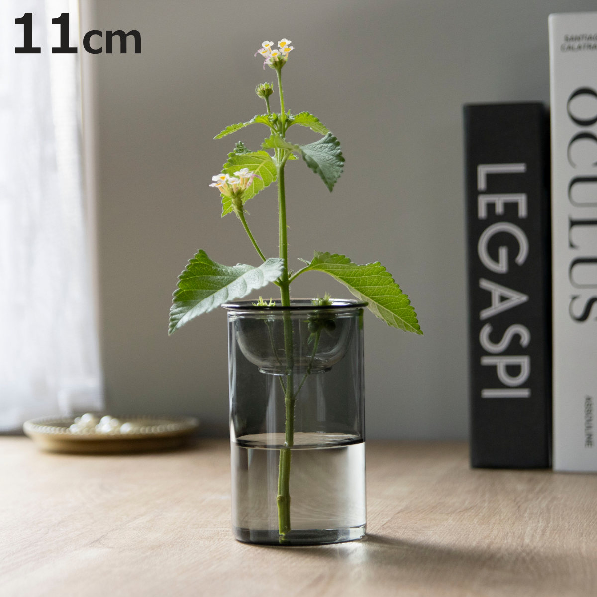花瓶 MINI BULB VASE 水栽培ガラスベース 11cm 水耕栽培 （ 花器