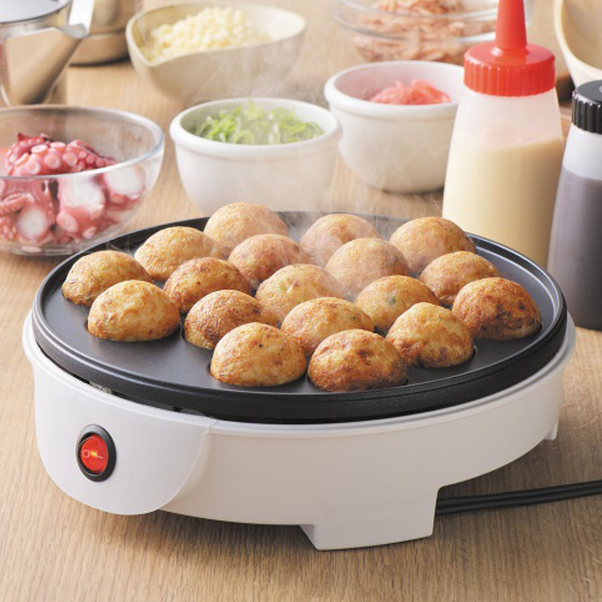 タマハシ たこ焼きプレート 18穴 フッ素樹脂加工 たこ焼き器 （ ホット