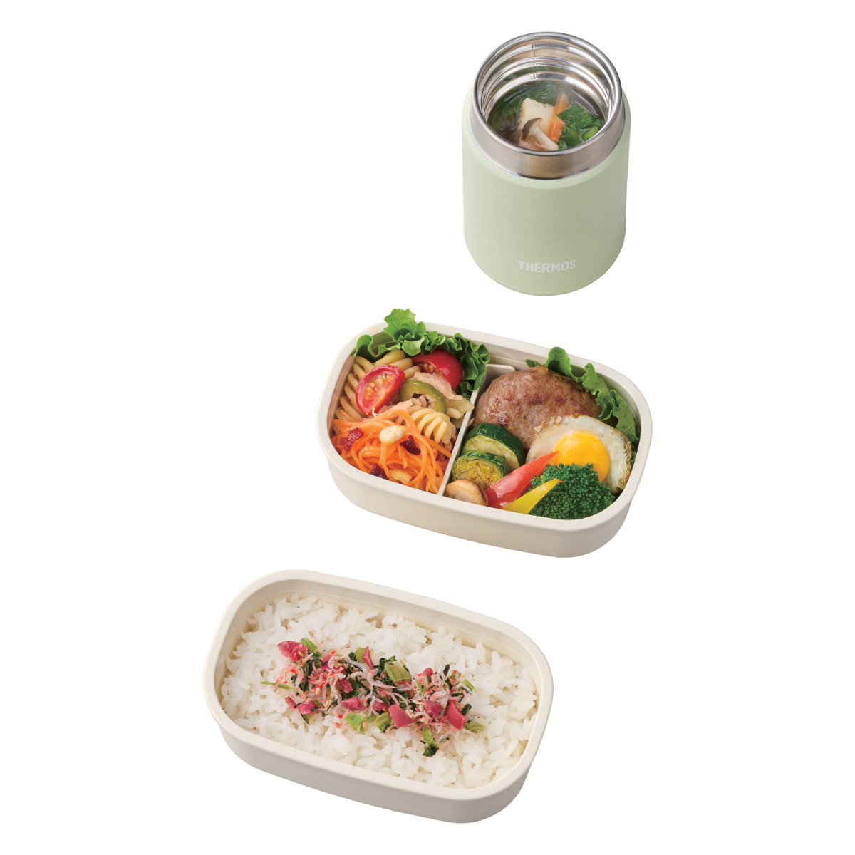 THERMOS（サーモス） 弁当箱セット 800ml 真空断熱スープランチセット