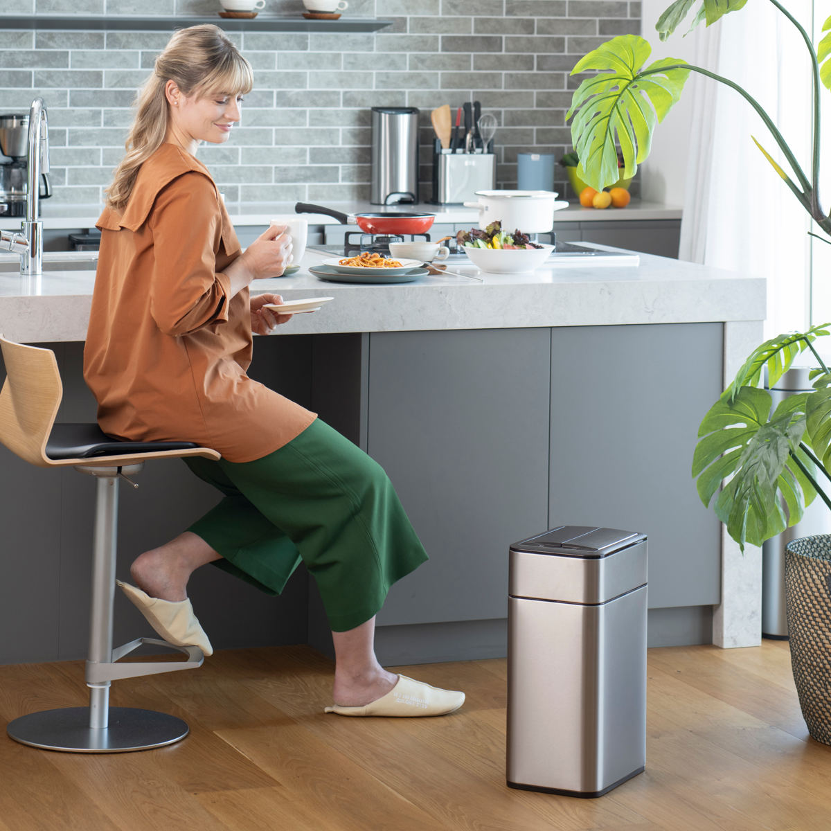 EKO（イーケーオー） ゴミ箱 50L ファントムプロセンサービン センサー