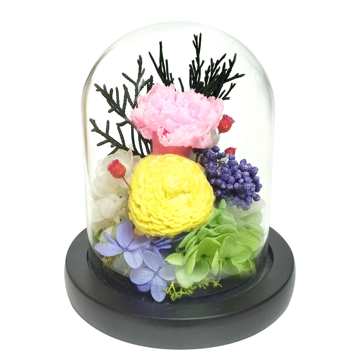 供え花 仏花 ガラスドームアレンジメント プリ...の詳細画像3
