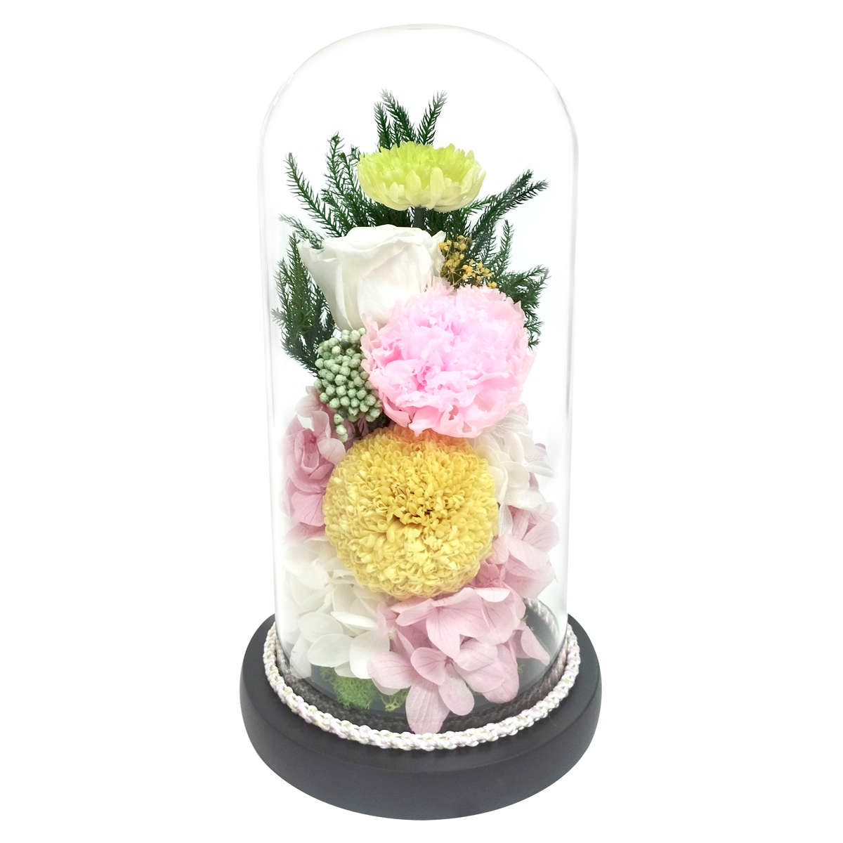供え花 仏花 お供え ガラスドームアレンジメン...の詳細画像3