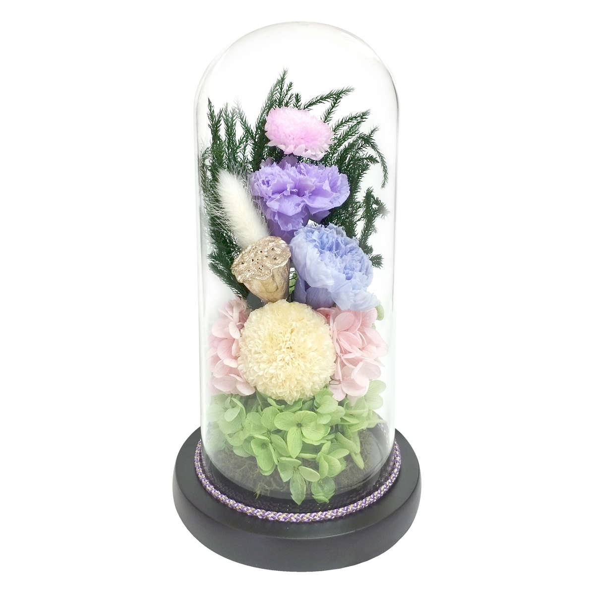 供え花 仏花 お供え ガラスドームアレンジメン...の詳細画像5