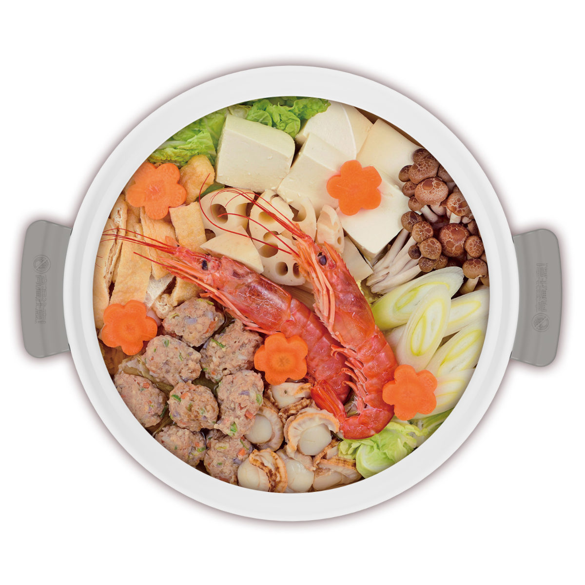 和平フレイズ 卓上鍋 27cm IH対応 軽いセラミック （ ガス火対応 軽量