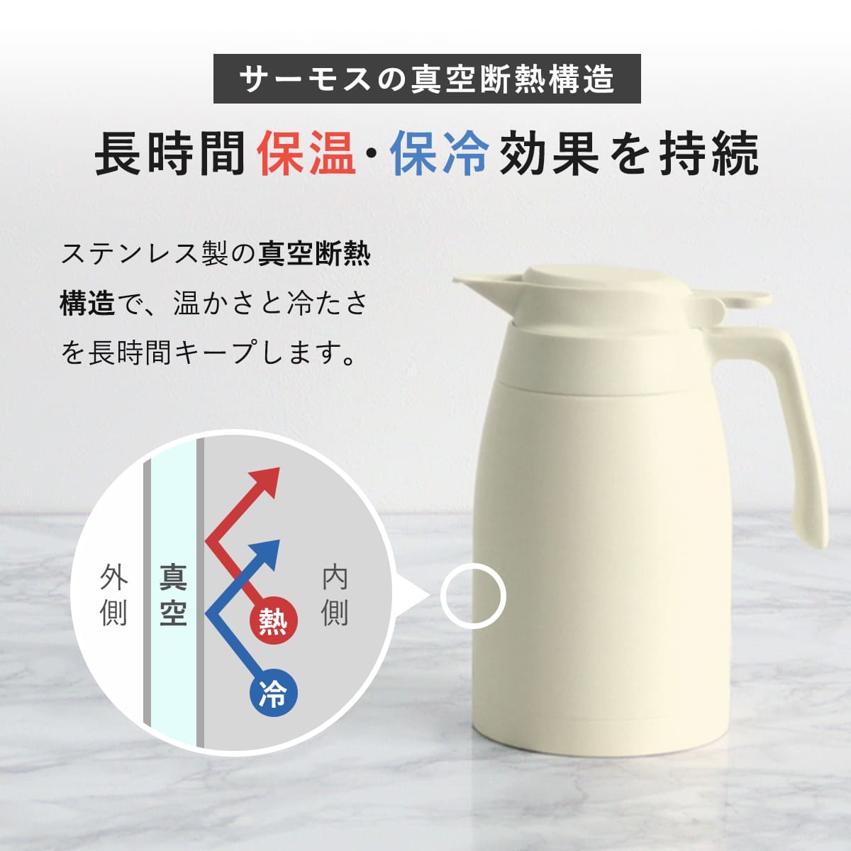 THERMOS（サーモス） ポット 1.5L ステンレスポット （ THERMOS