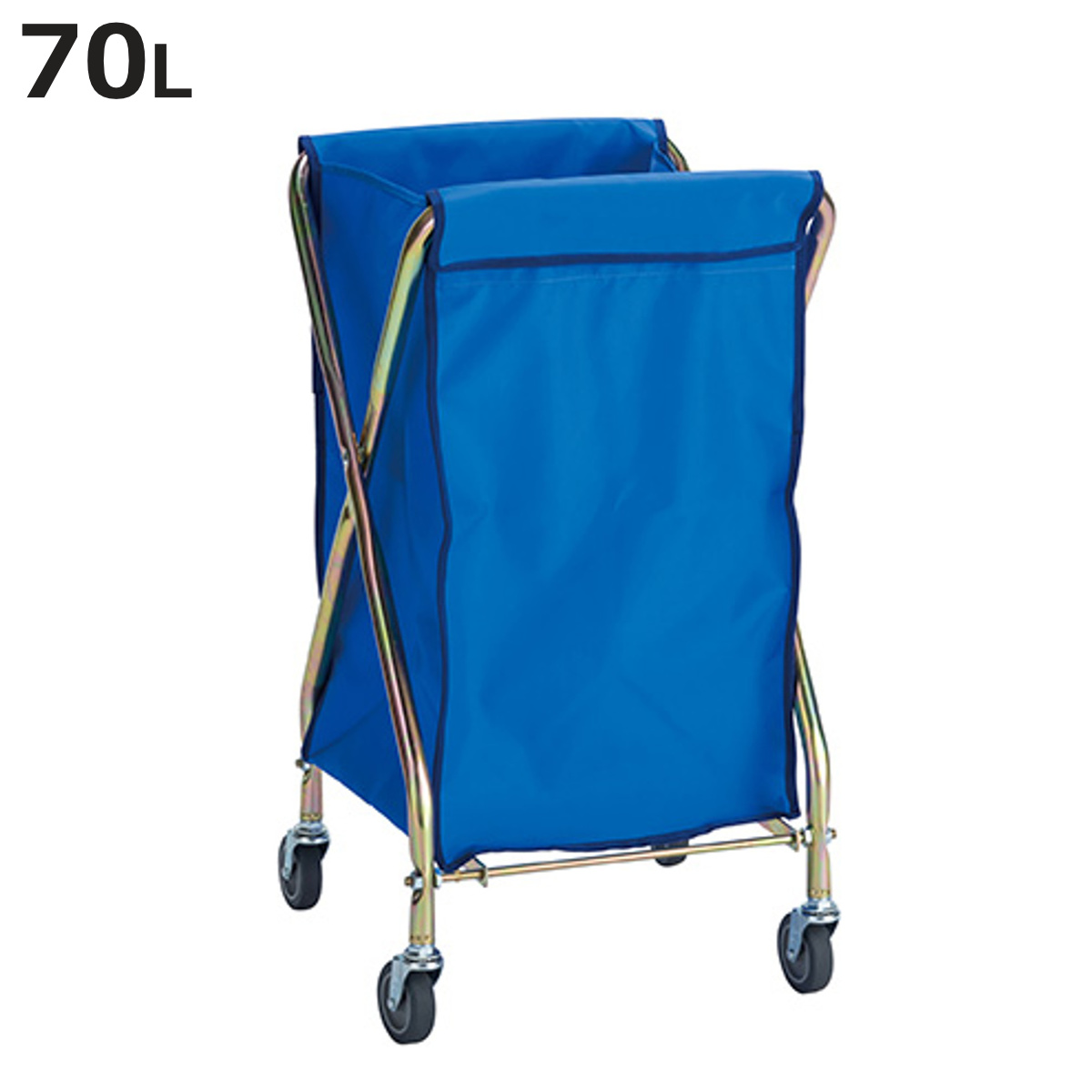 カート ダストカーSD 本体 袋セット 約70L （ 法人限定 台車 70リットル 折り畳み式 ゴミ箱 ゴミ袋 収納袋 袋 コンパクト 小型 ）