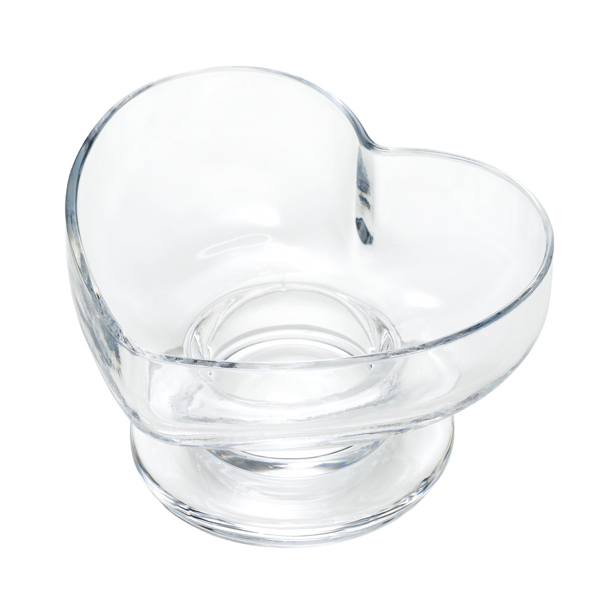 骨董　レトロ　乳白色暈し　ハートプレス紋　チューリップ型　パフェグラス　氷コップ 廣田硝子 ハート型 ペアーグラス＆サンデー クリア （ ガラス 日本製