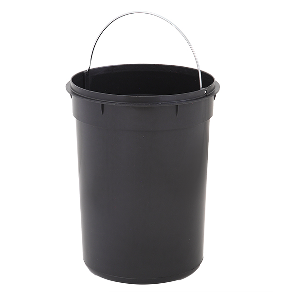 ステンレス ペール缶 20L フタ付き アース線付き 業務用 ゴミ箱 パール金属 ゴミ箱 20L ふた付き ペダル ステンレス 丸型 （ 20