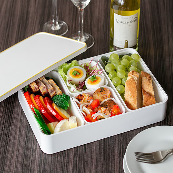 正和 お弁当箱 1段 irodori 松花堂弁当箱 1460ml （ 弁当箱 ランチ