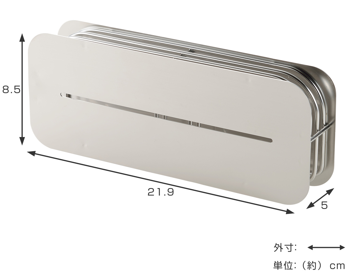 特典付き 包丁スタンド hanauta ハナウタ 2本収納 シルバー （ 包丁立て 包丁差し 包丁ホルダー 包丁入れ 横型 包丁収納 日本製 ）の画像