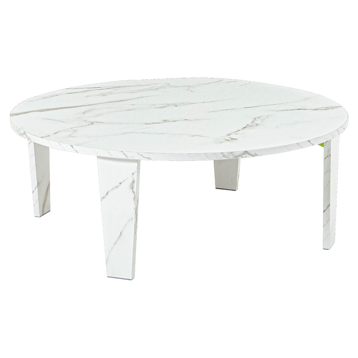 ローテーブル 円形 直径88cm 折りたたみ 座卓 （ 完成品 木目 石目