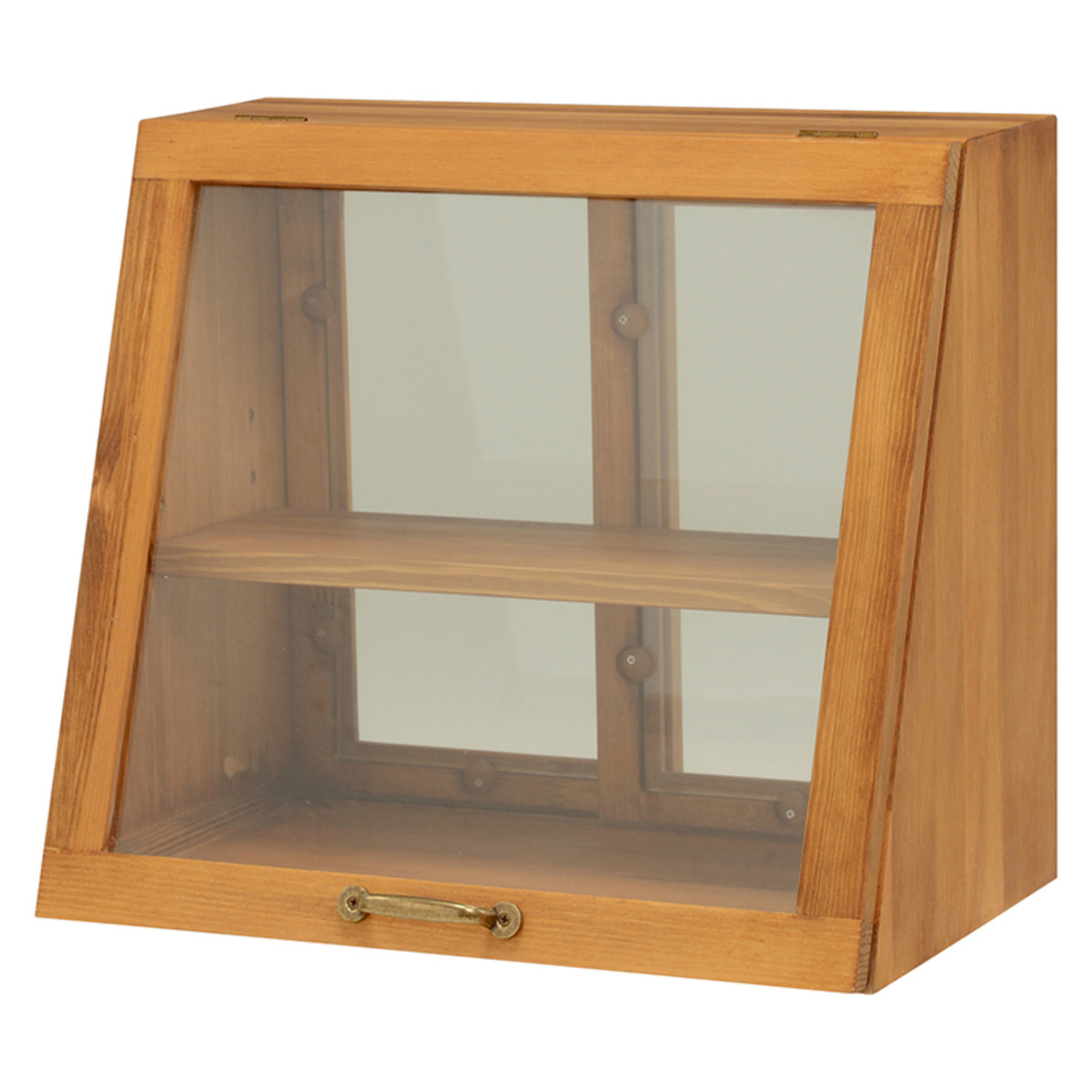 ガラスケース棚　一台 ミラー コレクションケース 卓上 横長型 縦長型 飾り棚 キュリオケース