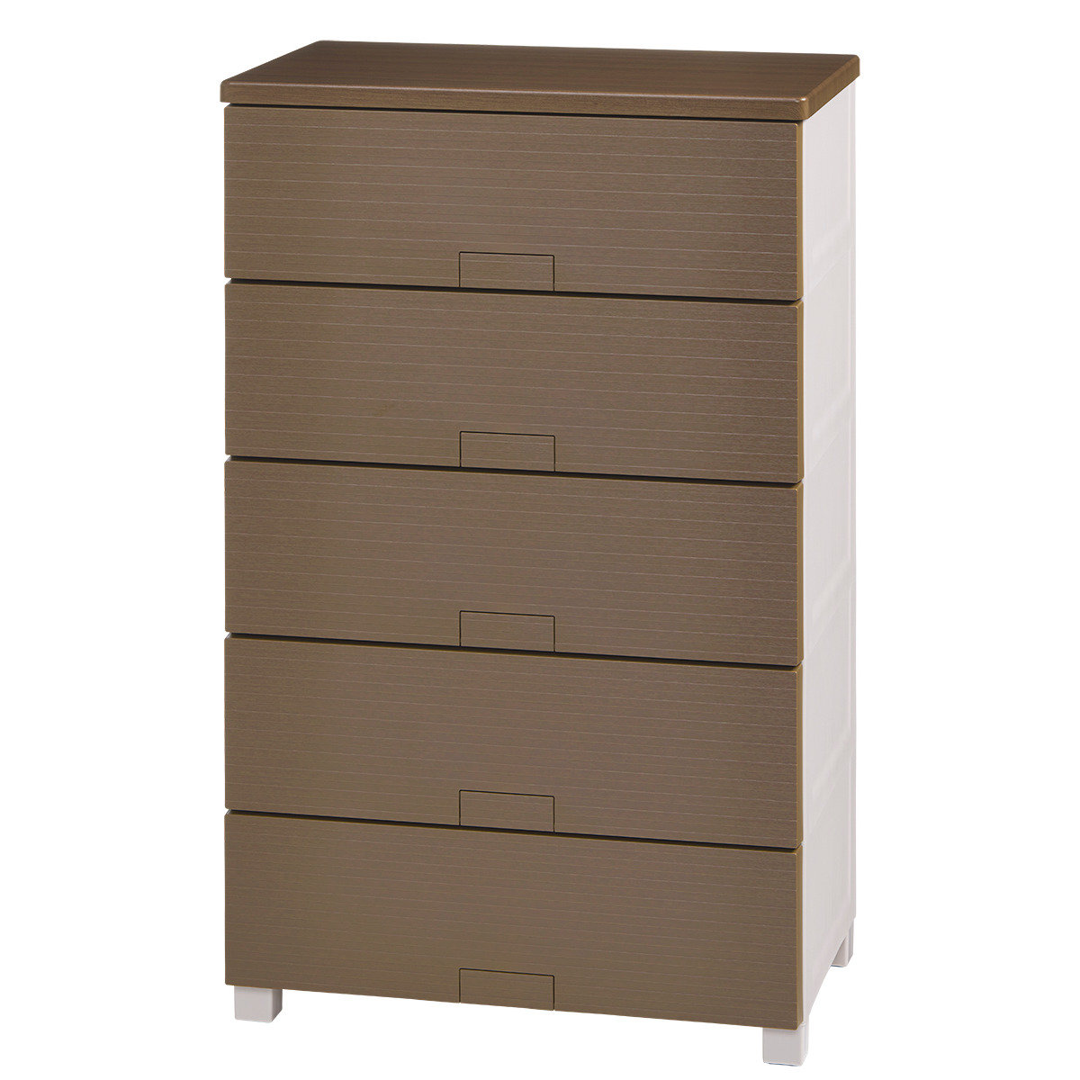 ナチュラルウッド 5段チェスト桐タンス 楽天市場】チェスト フィッツチェスト ウッド 6505 5段 Fits 幅65×奥行