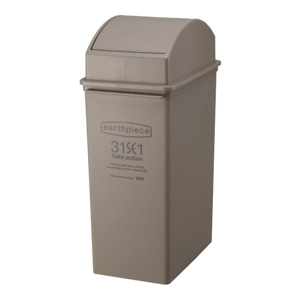 ゴミ箱 25L スイングダスト アースピース 深型 ふた付き （ ごみ箱 25リットル スイング式 蓋つき スリム 角型 キッチン リビング ）｜colorfulbox｜02