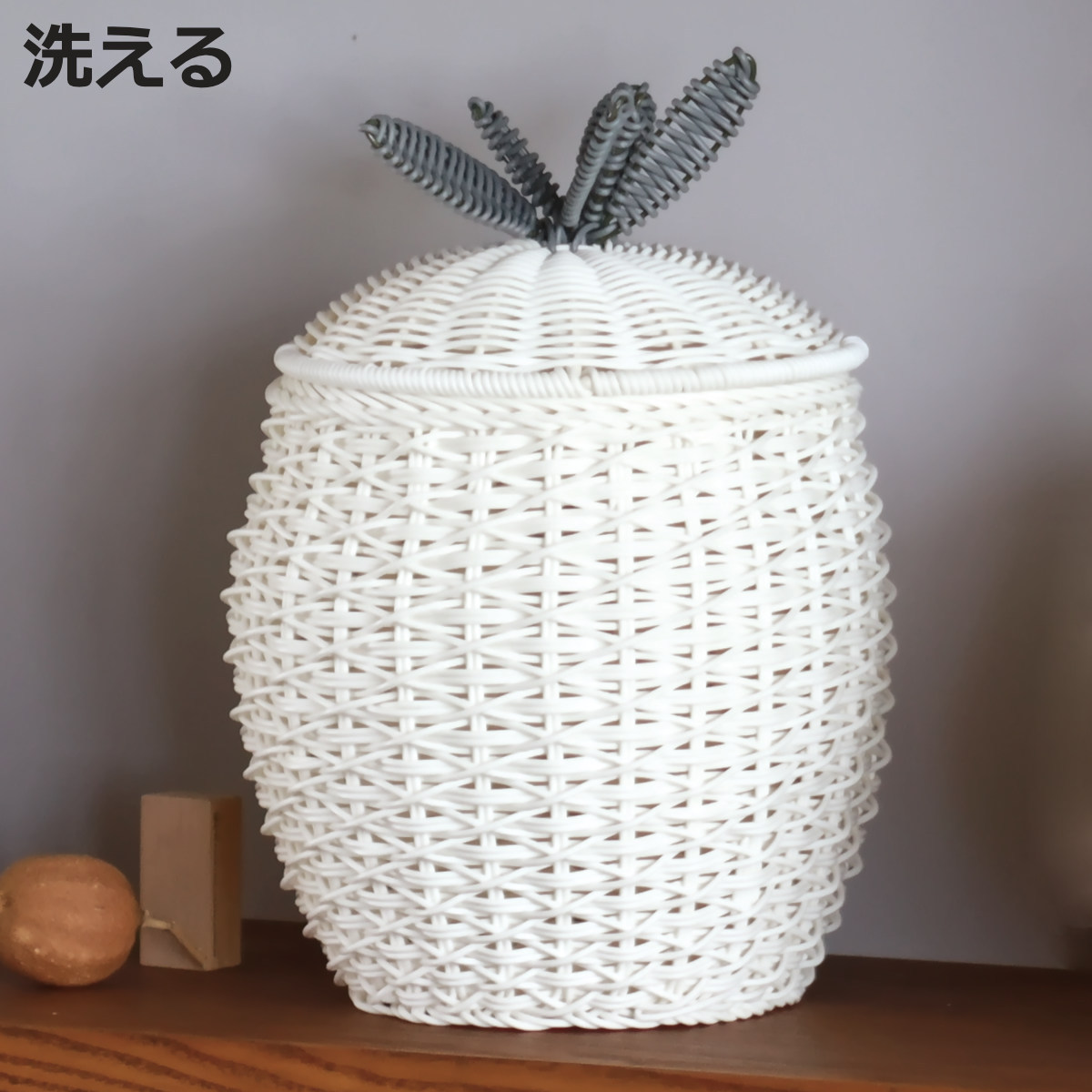 Creer 小物入れ バスケット 直径32cm フルーツシェイプバスケット