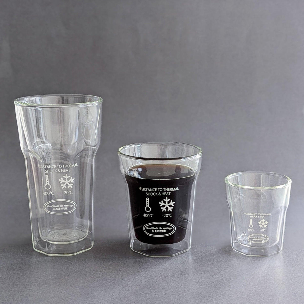 900規格ガラスフレーム 900規格ガラス3面ブラック 外部濾過器×2 その他 グラス 350ml DOUBLE WALL OCTAGONAL TUMBLER L （ ガラス 耐熱ガラス