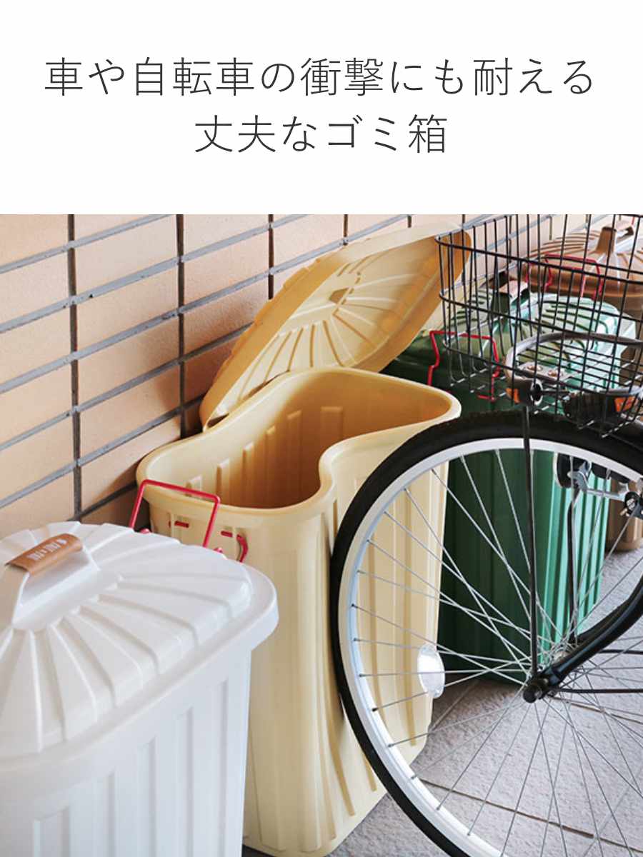ゴミ箱 60L 屋外 ふた付き PALE×PA...の詳細画像4