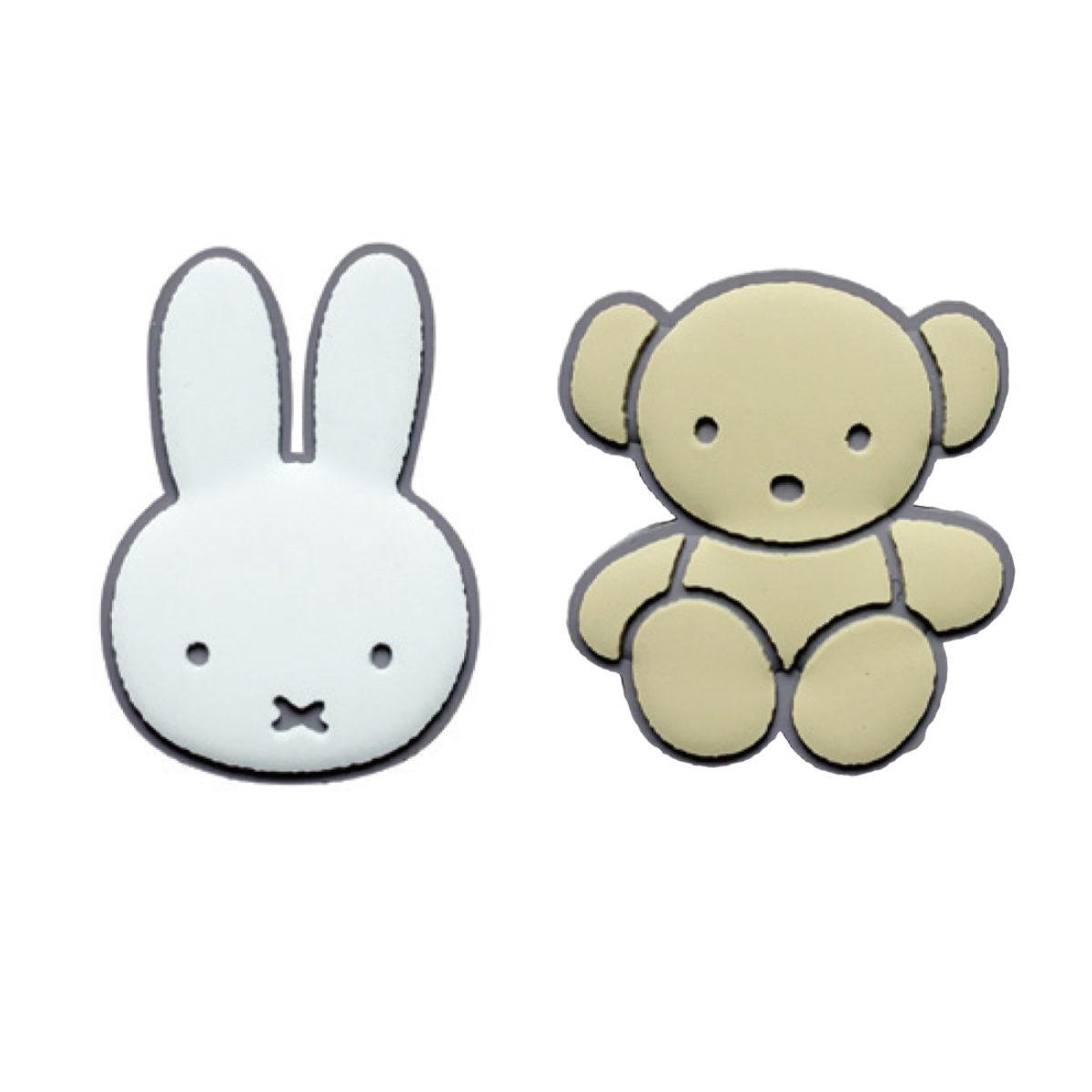 カーアクセサリー エアコンルーバー アクセサリー2個組 （ miffy ミッフィー 車用 エアコン 吹き出し口 ルーバー カー用品 かわいい キャラクター ） | nicott | 02