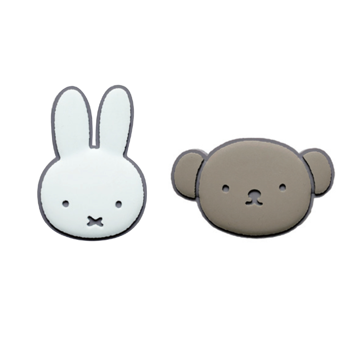 カーアクセサリー エアコンルーバー アクセサリー2個組 （ miffy ミッフィー 車用 エアコン 吹き出し口 ルーバー カー用品 かわいい キャラクター ） | nicott | 01