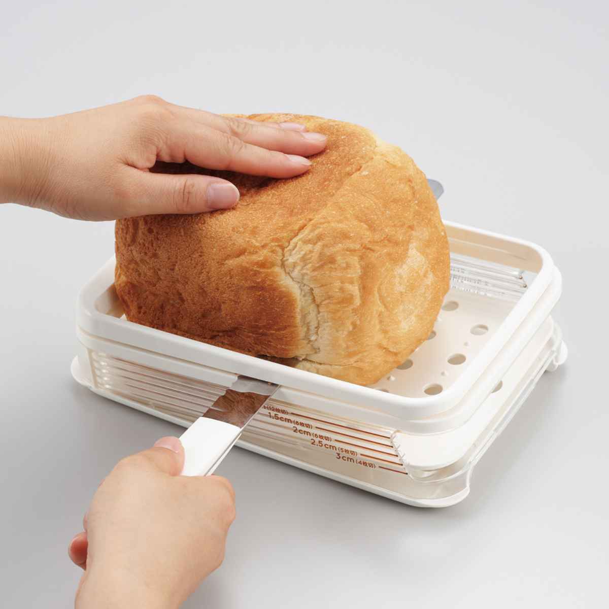 曙産業 パンスライサー ホームベーカリースライサー 5段階 カット